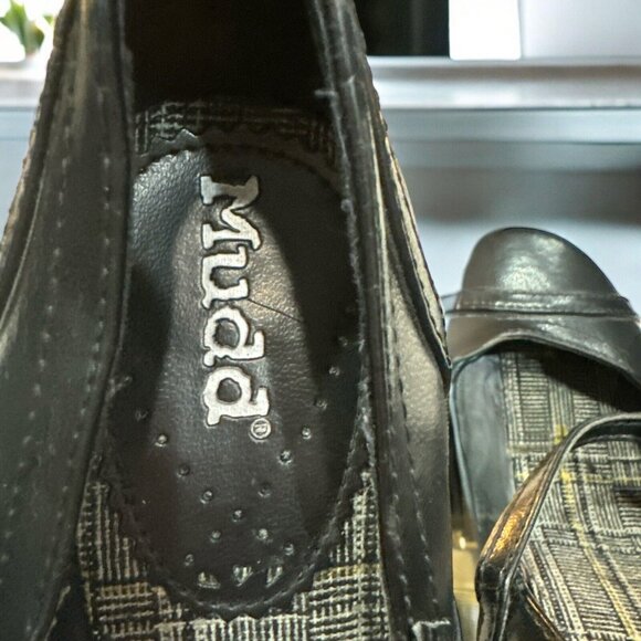 Mudd Vintage LUSH 90’s Chunky Heel Black Mary Jane Sz 9 1/2 M Y2K Punk Classic - Picture 7 of 10